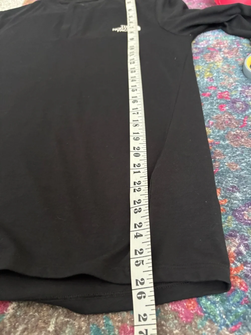 The North Face lightweight black long sleeve quarter zip shirt Men’s Small